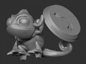 pascal with shaka sign 3D Принт Модель