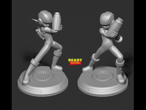 Megamanexe 3Dプリントモデル