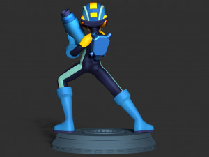 Megamanexe 3Dプリントモデル