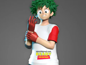 izuku midoriya 3D Baskı Modeli