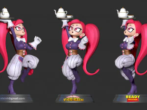 la brava - my hero academia fanart 3D Print Model