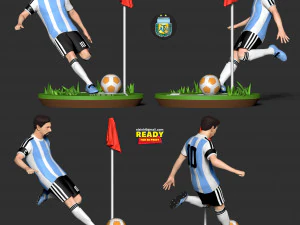 lionel messi 3D Print Model
