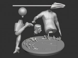 lionel messi 3D Print Model
