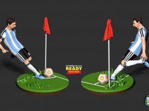 lionel messi 3D Print Model