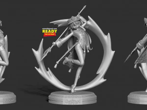 Hu tao - fanart de impacto genshin Modelo de impresión 3D