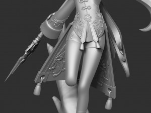 Hu tao - genshin impact fanart Model Cetak 3D