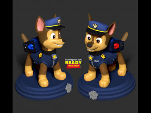 chase - paw patrol the movie 3D Print Model
