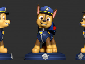 chase - paw patrol the movie 3D Print Model