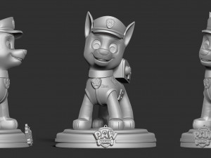chase - paw patrol the movie 3D Print Model