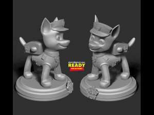 chase - paw patrol the movie 3D Print Model