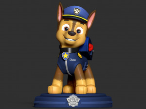 chase - paw patrol the movie 3D Print Model