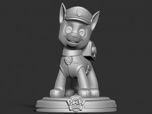 chase - paw patrol the movie 3D Print Model