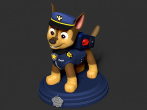 chase - paw patrol the movie 3D Print Model