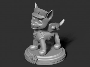 chase - paw patrol the movie 3D Print Model