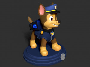 chase - paw patrol the movie 3D Print Model