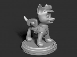 chase - paw patrol the movie 3D Print Model