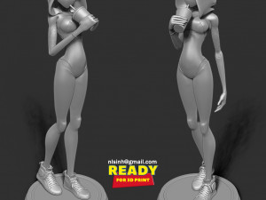 refreshment with spider-gwen Modèles 3D en vedette