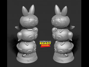 the powerpuff girls 3D Print Model