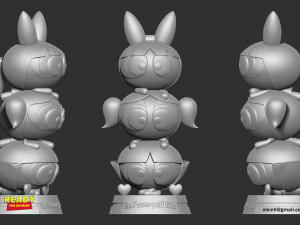the powerpuff girls 3D Print Model