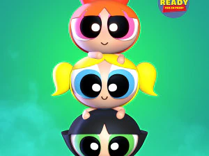 as meninas superpoderosas Modelo de Impressão 3D