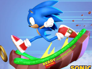 sonic the hedgehog - lightning fast 3D Print Model
