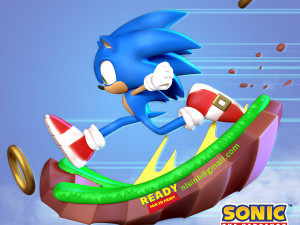 sonic the hedgehog - lightning fast Modelo de Impressão 3D