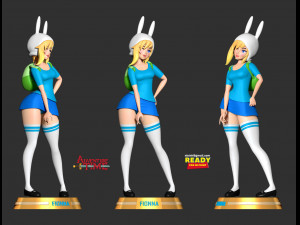 fionna - adventure time fanart 3D Print Model