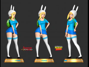 fionna - adventure time fanart 3D Print Model