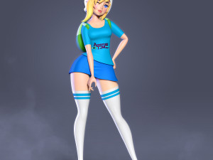fionna - adventure time fanart 3D Print Model