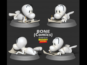 fone bone Model do druku 3D