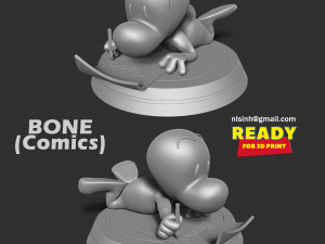 fone bone Model do druku 3D