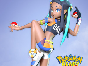 Nessa - pokemon sword and shield 3D Print Model