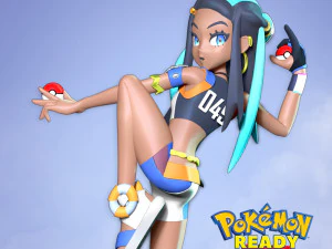 Несса - покемон меч і щит 3D Принт Модель