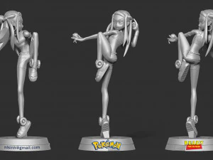 Nessa - pokemon sword and shield 3D Print Model
