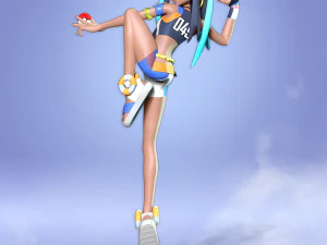 Nessa - pokemon sword and shield 3D Print Model