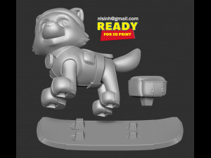 everest - paw patrol Model Cetak 3D