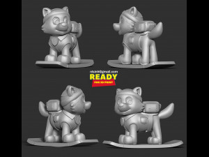 everest - paw patrol Model Cetak 3D