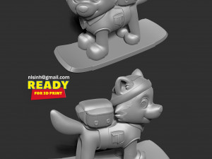 everest - paw patrol Model Cetak 3D