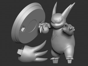 zangoose - pokemon fanart Modèles 3D en vedette