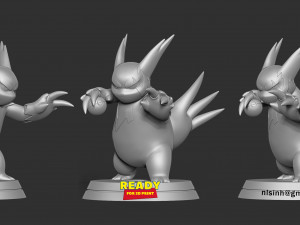 zangoose - pokemon fanart Modèles 3D en vedette