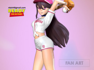 Beidou - genshin impact fanart 3D Print Model
