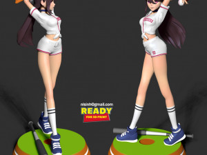 Beidou - genshin impact fanart Modelo de Impressão 3D