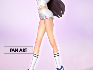 Beidou - genshin impact fanart Modelo de Impressão 3D