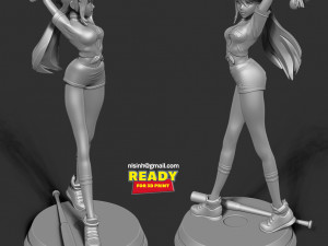 Beidou - genshin impact fanart Modelo de Impressão 3D