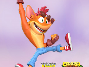 crash bandicoot 3D 프린트 모델
