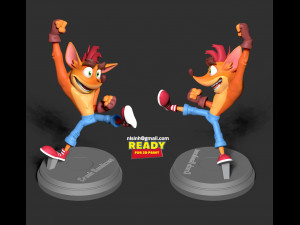 crash bandicoot Model do druku 3D