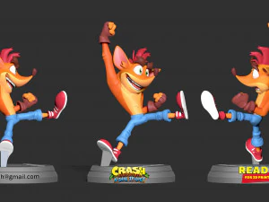 crash bandicoot 3D Print Model