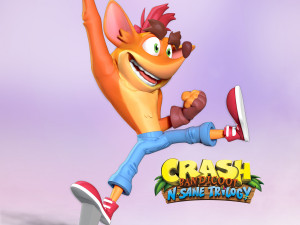 crash bandicoot Model do druku 3D
