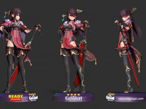 beidou - genshin impact 3D Print Model