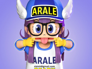 naughty arale norimaki Modelo de impresión 3D